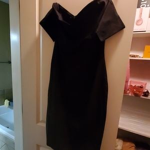 Fashion Nova black off shoulder dress